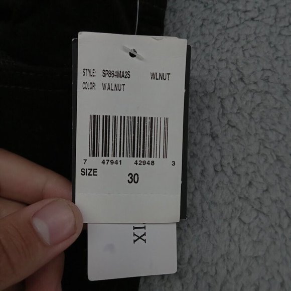 Edyson‎ Pants Womens 30 Brown Walnut Velvet Skinny Fit Trousers Stitch Fix - Picture 5 of 9